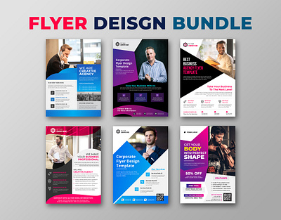 Flyer Design Bundle Template banner design bifold brochure branding business flyer design corporate flyer flyer design flyer template flyers print flyer trifold brochure