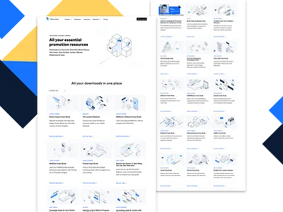 Content Library Page branding design graphic design illustration isometric isometry ui ux web