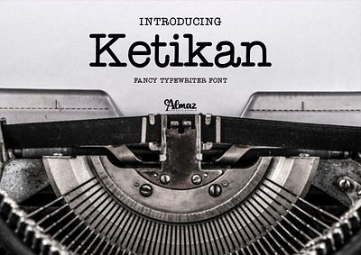 Ketikan creative font design fancy font fancy fonts font awesome font design fonts handmadefont modernfont simple font