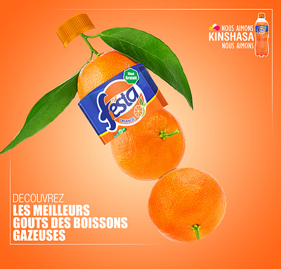 Festa CSD orange soft juice drinks in kinshasa dr congo africa