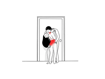 Vampire character comic comics couple design hair helloween illustration illustrator lineart love man minimal naked nude red sexy vampire vampire weekend woman