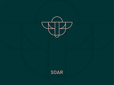 Soar | French Champagne brand design brand identity design branding champagne design geometric geometric design logo logo design minimal