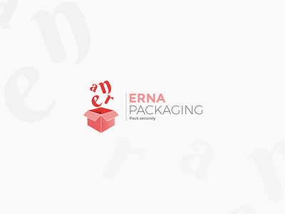 ERNA Packaging branding design graphic design icon illustrator logo minimal type typography vector