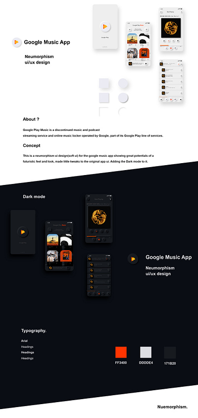 Music App Drop app google google play music icon product design ui ui design ux