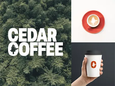 Cedar Coffee branding cafe logo coffee logo design identitydesign logo logodesign typography visualidentity