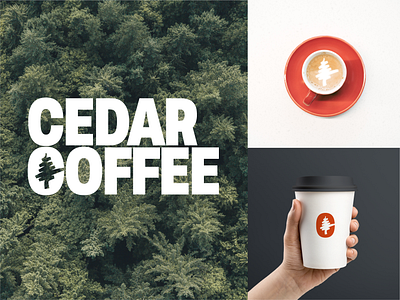 Cedar Coffee branding cafe logo coffee logo design identitydesign logo logodesign typography visualidentity