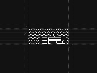 We wave 浪 Logo brand design brand identity branding design detail logo