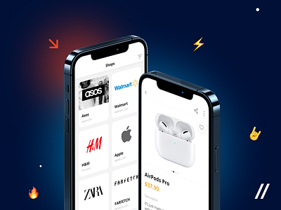 Wishlist App UI/UX Design app design gift gifts ios ios12 mobile purrweb shop shopping shopping app social social media socialmedia ui ux wish wish card wishes wishlist