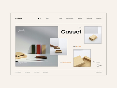 Leibal - Minimal design blog app architect architecture azerbaijan baku decoration design furniture interaction interface interiors landing page minimal minimalism shop store ui ux web website
