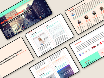 marciPapineaudotCom design desktop webdesign