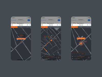 ECHOs - map interface augmented reality bot lens map message messenger ui video game