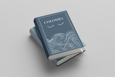 Colomba EDITION COLLECTOR book cover book cover illustration book design book illustration colomba cover design eyes flat illustration illustration illustrator litterature sea