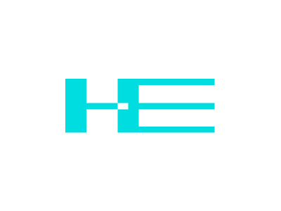HE brand dynamic e h logo