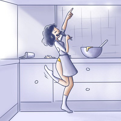 Life : food & music cooking design illustration singing