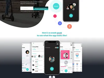 Olie landing page design landing page design ui ux