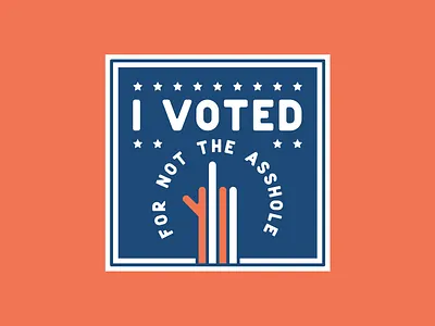 i Voted 2020 election fuck trump graphic design i voted us election