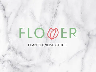 Flower Online Store - Logo branding illustration logo