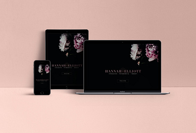 Hannah Elliott Website Design + Build branding design logo therapist therapy typography web design website website design website design and development