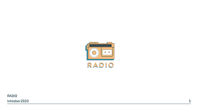 Day04 | RADIO #inktober2020 branding design font graphic icon illustration logo mark vector