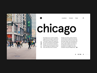 Co-working Space Digital Lookbook chicago concept coworking coworking space design flat flat design layout shift nudge typography ui ui design ux design web web design website