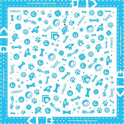 Bandwidth Dog Bandana Design