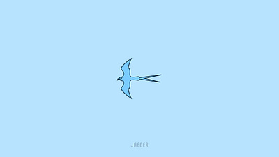 Jaeger 36daysoftype alphabet animal logo bird logo brand identity design branding creative design gradient grid logo icon mark logo illustration illustrations logo