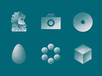 Icons for Hash Ordon design digital icon set logo