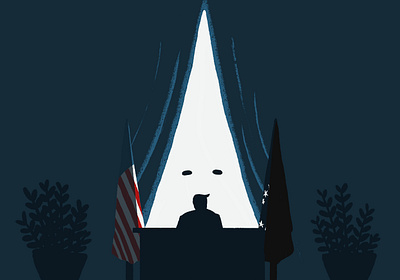 Trumps Racism characters conceptual digital illustration editorial editorial illustration election election 2020 election2020 illustration leedsillustrator minimal minimal illustration racism trump trump racism