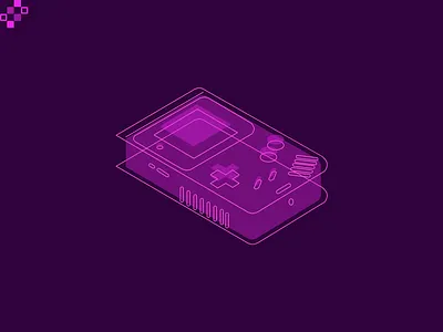 Game Boy adobe adobe xd design gameboy illustration isometric illustration nintendo
