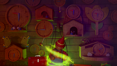 The Adventures of Pinocchio - 3D Illustration 3d 3d art blender children childrens book childrens illustration editorial illustration kids render