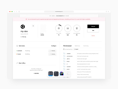 Cloud-Development Web App exploration admin amazon analytics aws b2b dashboard development enterprise github minimal prototype prototyping saas software ux design web app web app design web app ui web app ux wireframe