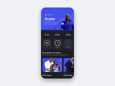 Irys - Profile UI Animation animated animation app design digital gif mobile sports ui ui design uidesign uiux ux web