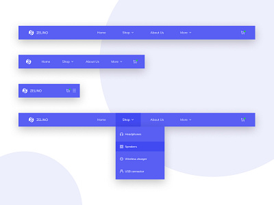 Daily UI Day 53 - Header Navigation dailyui ui design