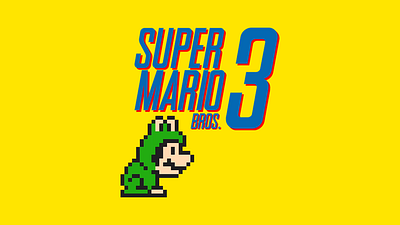 Super Mario Bros. 3 Frog Mario animal classic design dribble frog graphic graphic design logo mario mariobros nintendo photoshop supermario videogame