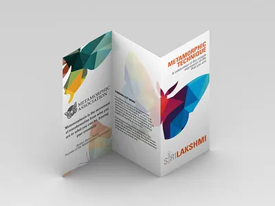 Sirilakshmi Trifolded Metamorphic Leaflet brand brand design brand identity branding branding design design designs folded folded leaflet folded paper graphic design leaflet leaflet design leaflets print print design trifold trifold brochure trifold brochure design