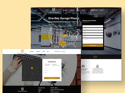 Concrete Armour Web Design branding design flat graphic design illustration minimal ui web website