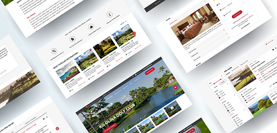 UX/UI Design. Web design for Japanese Golf Travel Company destinations golf golf club hotel japan package tours travel trips ui user experience visual design website design