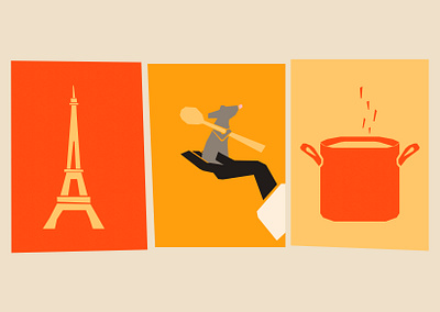 Ratatouille adobe illustration illustrator ratatouille saul bass
