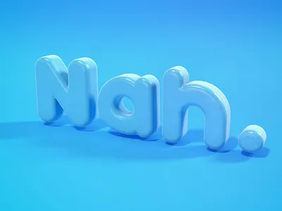 Nah. 3d 3d art blue c4d cinema4d design illustration render sad