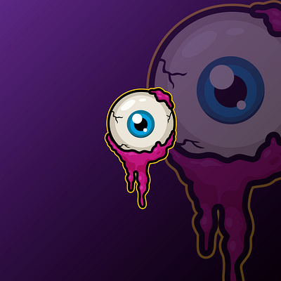 Eyeball design esport gamer gaming gaming logo illustration logo mascot twitch twitch logo