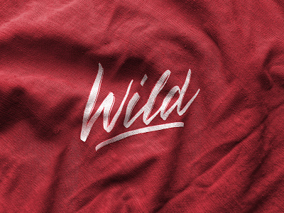 Wild lettering logo design apparel branding brush calligraphy clothing design fashion hand lettering handlettering label lettering logo logotype mark packaging script sketch type typography wild