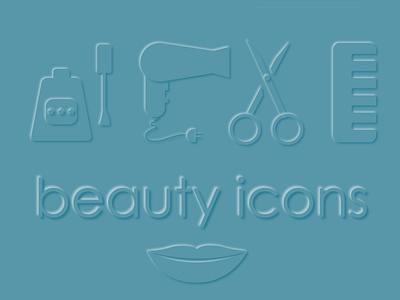 beauty icons art beauty product beauty salon branding design icon icon set icons minimal neomorphism vector