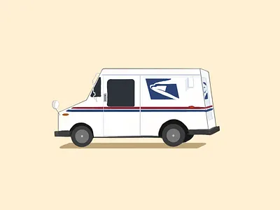 USPS - 1 adobe fresco illustration sketch usps