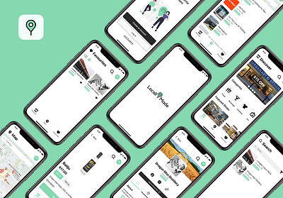 LocallyMade - Mobile App app local business mobile mobile app ui ui design ux ux design