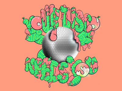 🕺 Your Disco Needs You 🕺 balloon bubble gum candy disco fun hand lettering lettering music palette pop pop art pop culture pop music procreate type type art typography