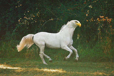 Animals Photo Manipulation` design eagle horse idea ideas mock up mockup mockups photo photography photos photoshop poster print tutorial typography