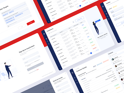CRM Web App admin contact crm portal customer design desktop forms hover onboarding personal ui uidesign ux ux design web