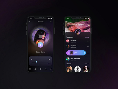 Daily UI Challenge 009 - Music Player - Mobile appdesign dailyui dailyuichallenge dark ui design digitaldesign mobile ui musicplayer uidesign uxdesign