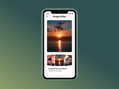 Daily UI challenge 072 adobe xd adobexd daily ui dailyui design image slider mobile mobile app slider travel ui ui challenge ux ux design uxdesign uxui