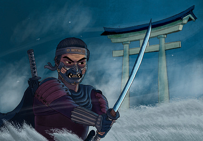 Ghost of Tsushima characterdesign design illustration